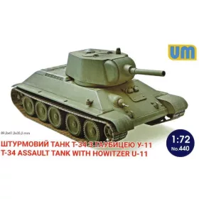 Unimodels - T-34 Assault tank with howitzer U-11