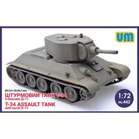 Unimodell - T-34 Assault tank with turret D-11