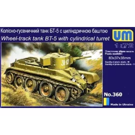 Unimodels - BT-5 with cylindrical tower Wheel-track Tank