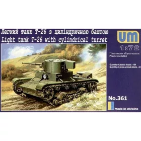 Unimodels - T-26 mit Zylinderturm