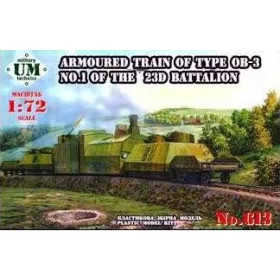 Unimodels - Armored train of type OB-3 No.1 of 23D