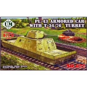 Unimodels - Pl-43 armored car with T-34/76 turret