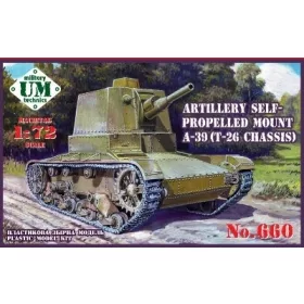 Unimodels - A-39 (T-26 chassis) Soviet self-propelle