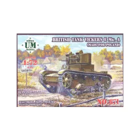   Unimodell - Vickers E Mk.A British Tank(Made F.Polan Rubber Tracks