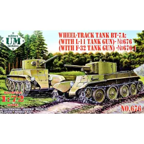 Unimodell - BT-7A Soviet Tank with F-32 gun