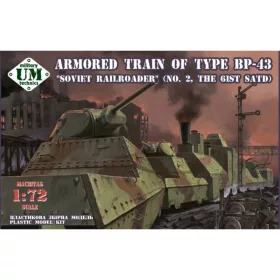   Unimodell - Armored train of type BP-43Soviet rail- roader ( 2 the 61st. SATD)