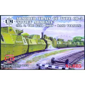   Unimodell - Armored train of type OB-3Soviet Armenia(No.2 62th ODBP base version)