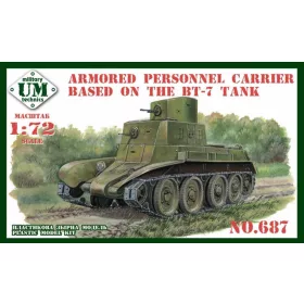 Unimodels - Armored personnel carrier based in the BT-7 tank