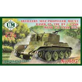   Unimodell - Artillery self-propeled mount based on the BT-7 tank (with L-11 tank gun)