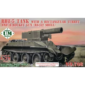 Unimodell - RBT-5 tank with rocket gun (RS-132)