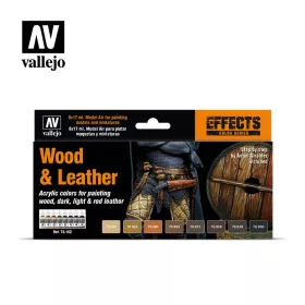   Vallejo - Model Color - Wood Leather By Angel Giraldez Paint set