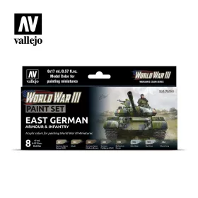   Vallejo - Model Color - East german Armour Infantry Paint set