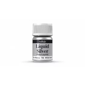 Vallejo - Liquid Gold - White Gold (Alcohol Based)