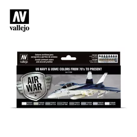   Vallejo - Model Air - US Navy USMC Colors from 70 s to present Paint set