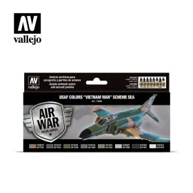   Vallejo - Model Air - USAF Colors Vietnam War Scheme Sea Paint set