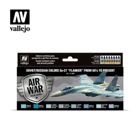   Vallejo - Model Air - Soviet / Russian colors Su-27 Flanker from 80 s to present Paint set