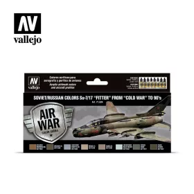   Vallejo - Model Air - Soviet / Russian colors Su-7/17 Fitter from Cold War to 80 s Paint set