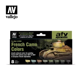 Vallejo - French Camo Colors Pre-War WWII (8)