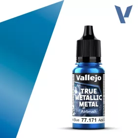 Vallejo - True Metallic Metal Airbrush Sapphire Blue 18 ml
