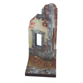 Vallejo - Ruined Street Corner 7 x 7 cm