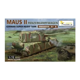   Vespid models - Panzerkampfwagen   Maus Ii    German Super Heavy Tank Metal Barrel