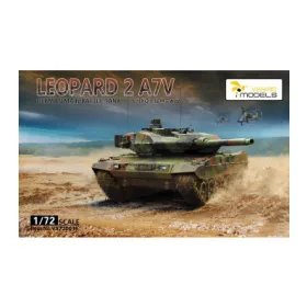  Vespid models - German Main Battle Tank Leopard 2 A7V Metal Barrel And Metal Tow Cable