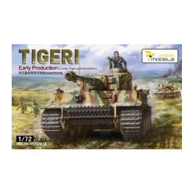   Vespid models - Tiger I Early Production (Lucky Tiger Special Edition) Metal Barrel And 3D Print Muzzle Braker
