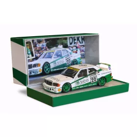   Werk 83 - MERCEDES BENZ 190E EVO2 TEAM ZAKSPEED RACING N 20 NORISRING RACE DTM 1991 MICHAEL SCHUMACHER WHITE GREEN