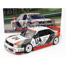   Werk 83 - AUDI 90 QUATTRO TEAM AUDI SPORT N 4 MILLER HIGH LIFE 500km IMSA 1989 WALTER ROHRL - HANS JOACHIM STUCK  WHITE GREY RED