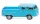 Wiking - VW T2 Doppelkabine, hellblau, 1967, 1:87