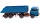 Wiking - Mercedes Hinterkippersattelzug, blau, 1968, 1:87