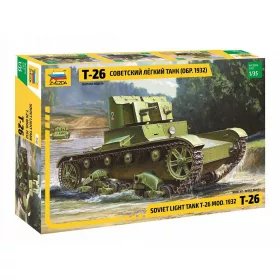Zvezda - 1:35 Soviet Light Tank T-26 Mod. 1932