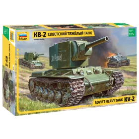 Zvezda - Military Kv-2 Russian Tank (3608)