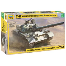 Zvezda - Russian Medim Tank T-62 Version 1974 - 1975