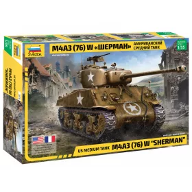 Zvezda - M4 A3 (76Mm) Sherman Tank
