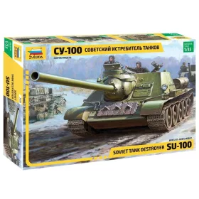 Zvezda - SU-100 Soviet tank destroyer 1:35 (3688)