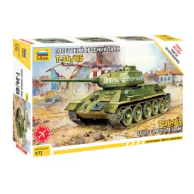 Zvezda - T-34/85 Soviet Medium Tank Wwii (5039)