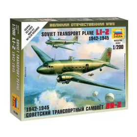 Zvezda - Li-2 Soviet Transport Plane 1:200 (6140)