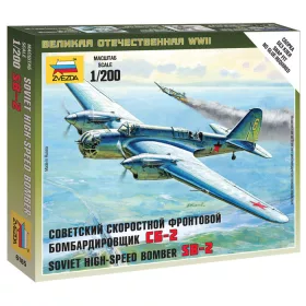 Zvezda - Soviet Bomber Sb-2 1:200 (6185)