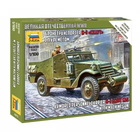 Zvezda - Soviet M-3 Scout Car With Machine Gun