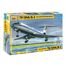 Zvezda - Tupolev Tu-134B 1:144 (7007)