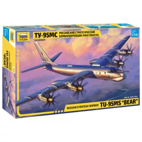   Zvezda - 1:144 Russian strategic bomber-missile carrier Tu-95MS